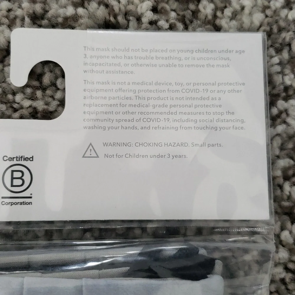 Athleta 5 Pack Face Mask NWT